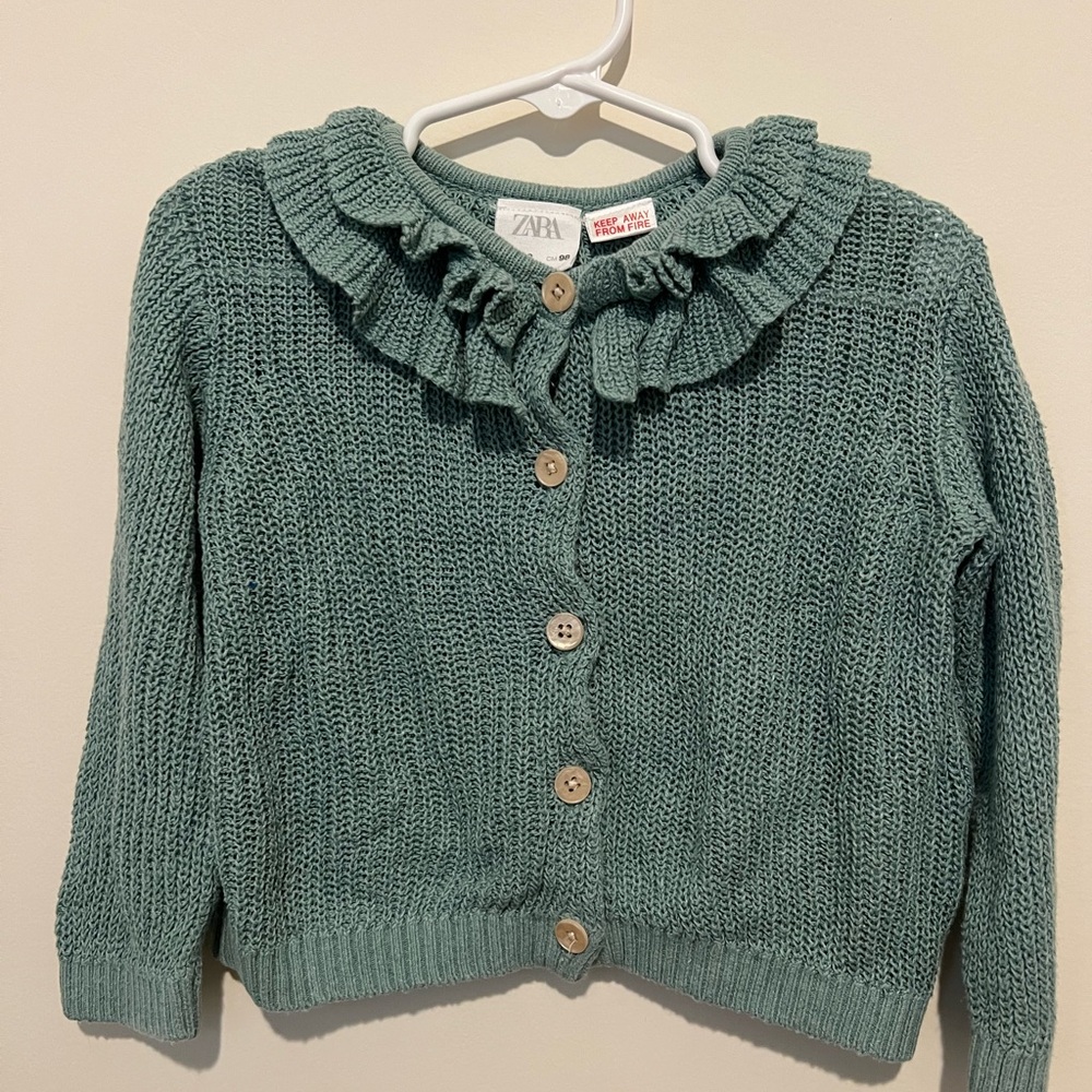 Zara Mint Green Knit Sweater